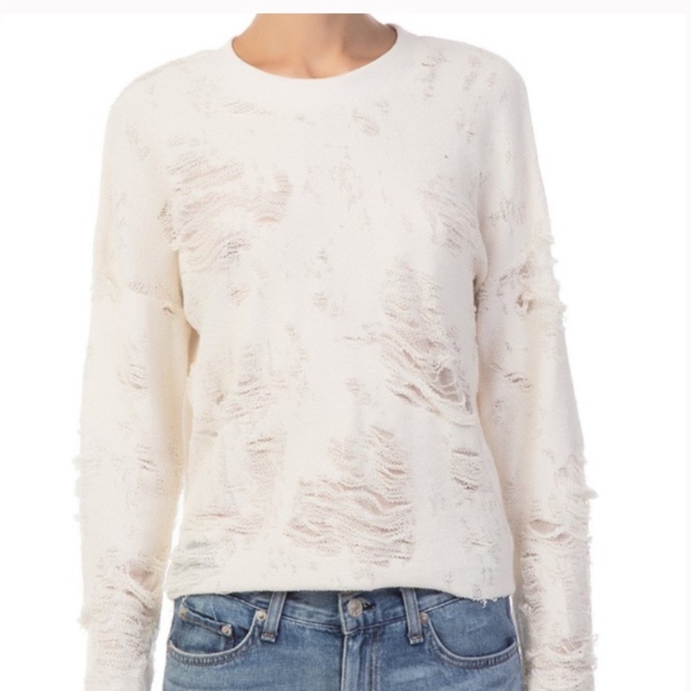 IRO Jeans Cenix Distressed Sweatshirt